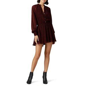 Cleobella Size Medium Dress Tiered Mini Long Sleeve